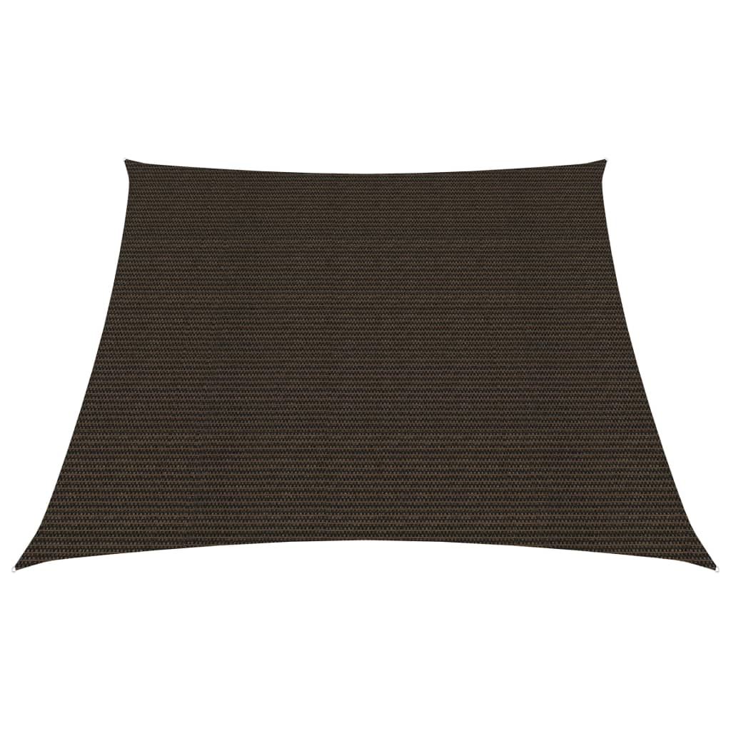 Berkfield Sunshade Sail 160 g/m�__ Brown 4/5x3 m HDPE