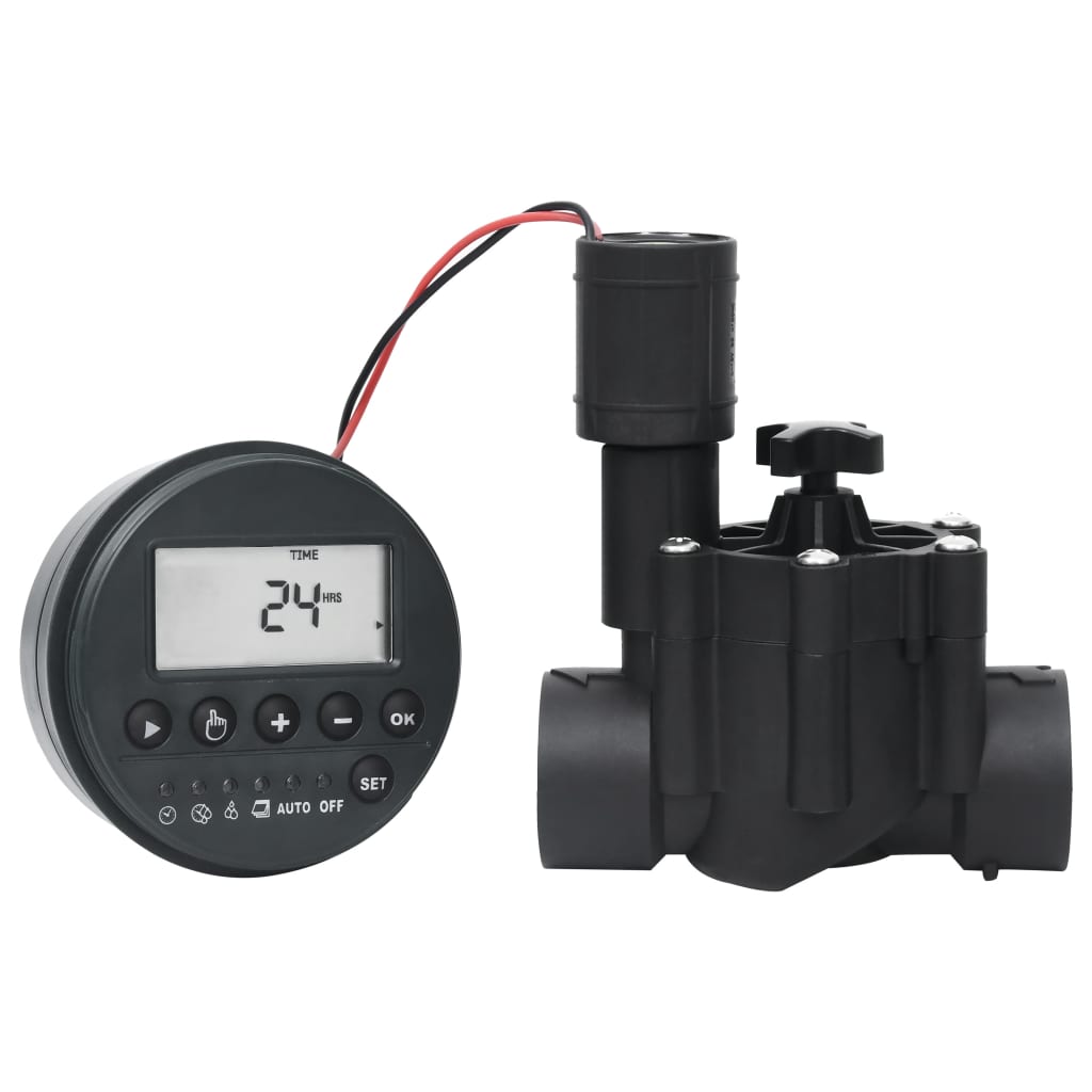 Berkfield Garden Water Timer with Solenoid Valve
