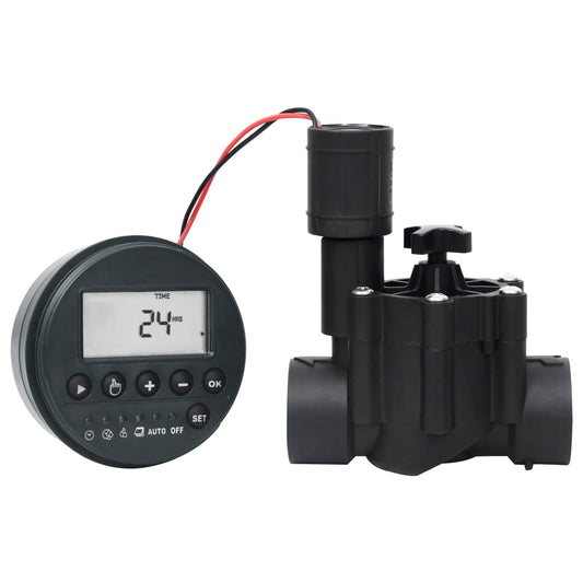 Berkfield Garden Water Timer with Solenoid Valve