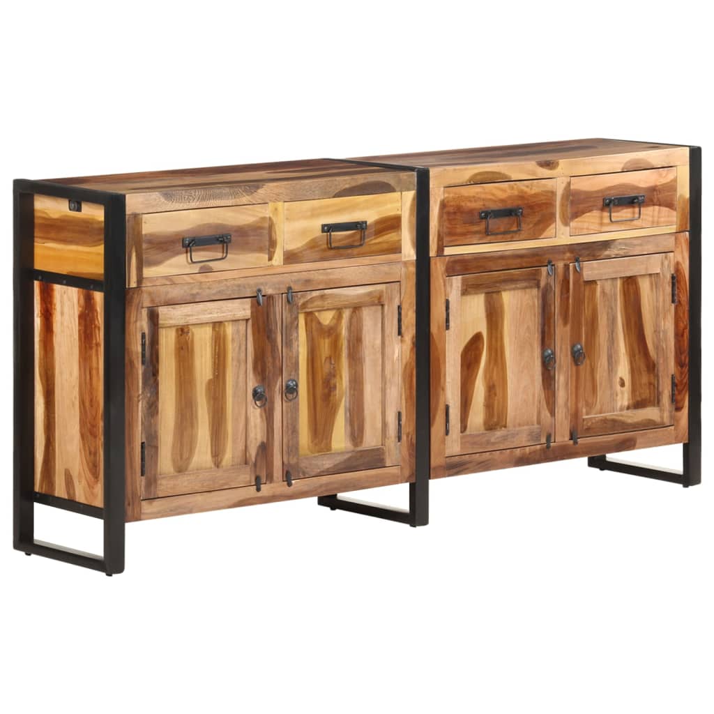 Berkfield Sideboard 172x35x80 cm Solid Acacia Wood with Honey Finish