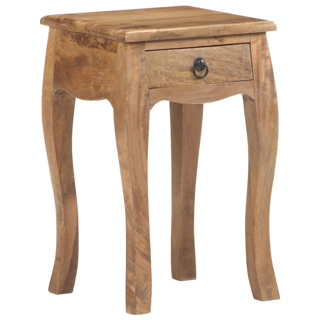 Berkfield Bed Cabinet 28x28x46 cm Solid Mango Wood