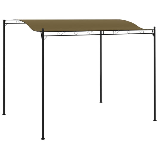 Berkfield Sunshade Awning 3x2.4 m Taupe 180 g/m�__