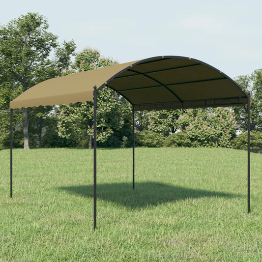 Berkfield Gazebo 4x3x2.6 m Taupe 180 g/m�__