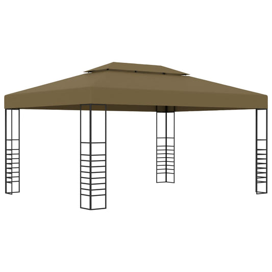 Berkfield Gazebo 3x4 m Taupe 180 g/må_
