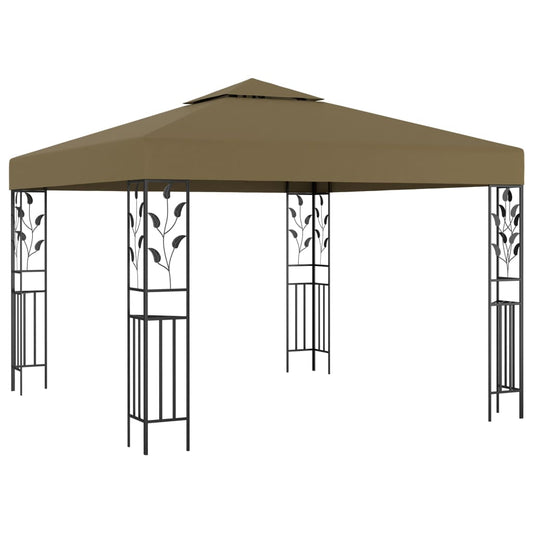 Berkfield Gazebo 3x3 m Taupe 180 g/m�__