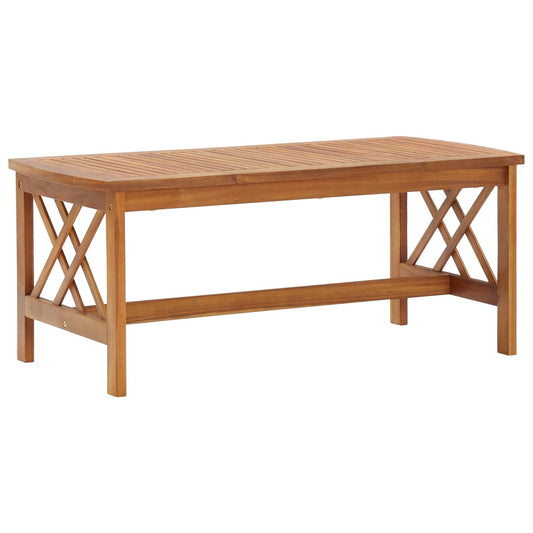 Berkfield Coffee Table 102x50x43 cm Solid Acacia Wood