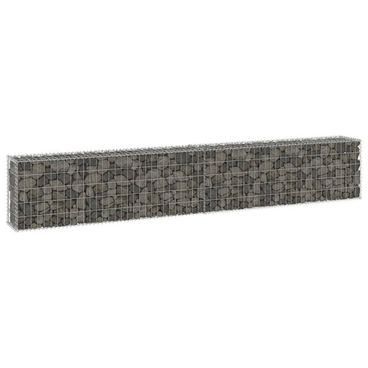 Berkfield Gabion Wall with Covers Galvanised Steel 300x30x50 cm