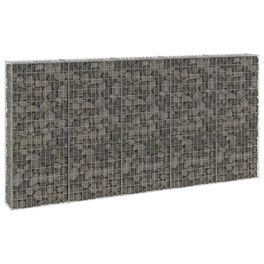 Berkfield Gabion Wall with Covers Galvanised Steel 300x30x150 cm
