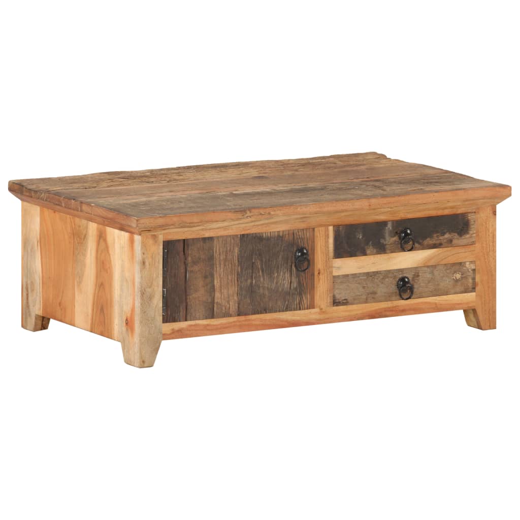 Berkfield Coffee Table 90x50x31 cm Solid Reclaimed Wood