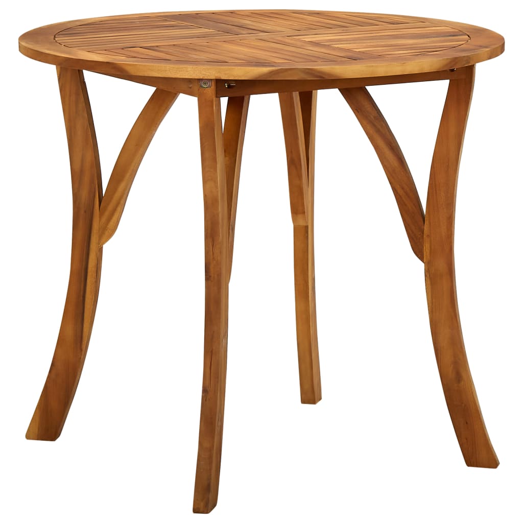 Berkfield Garden Table �_�”�_ 85 cm Solid Acacia Wood