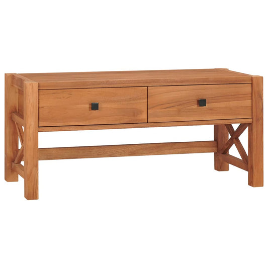 Berkfield TV Cabinet 100x40x45 cm Teak Wood