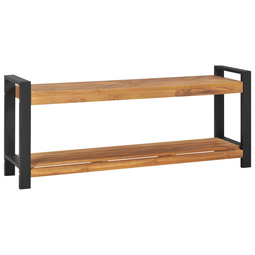 Berkfield Bench 120 cm Solid Teak Wood