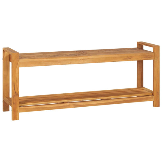 Berkfield Bench 120 cm Solid Teak Wood