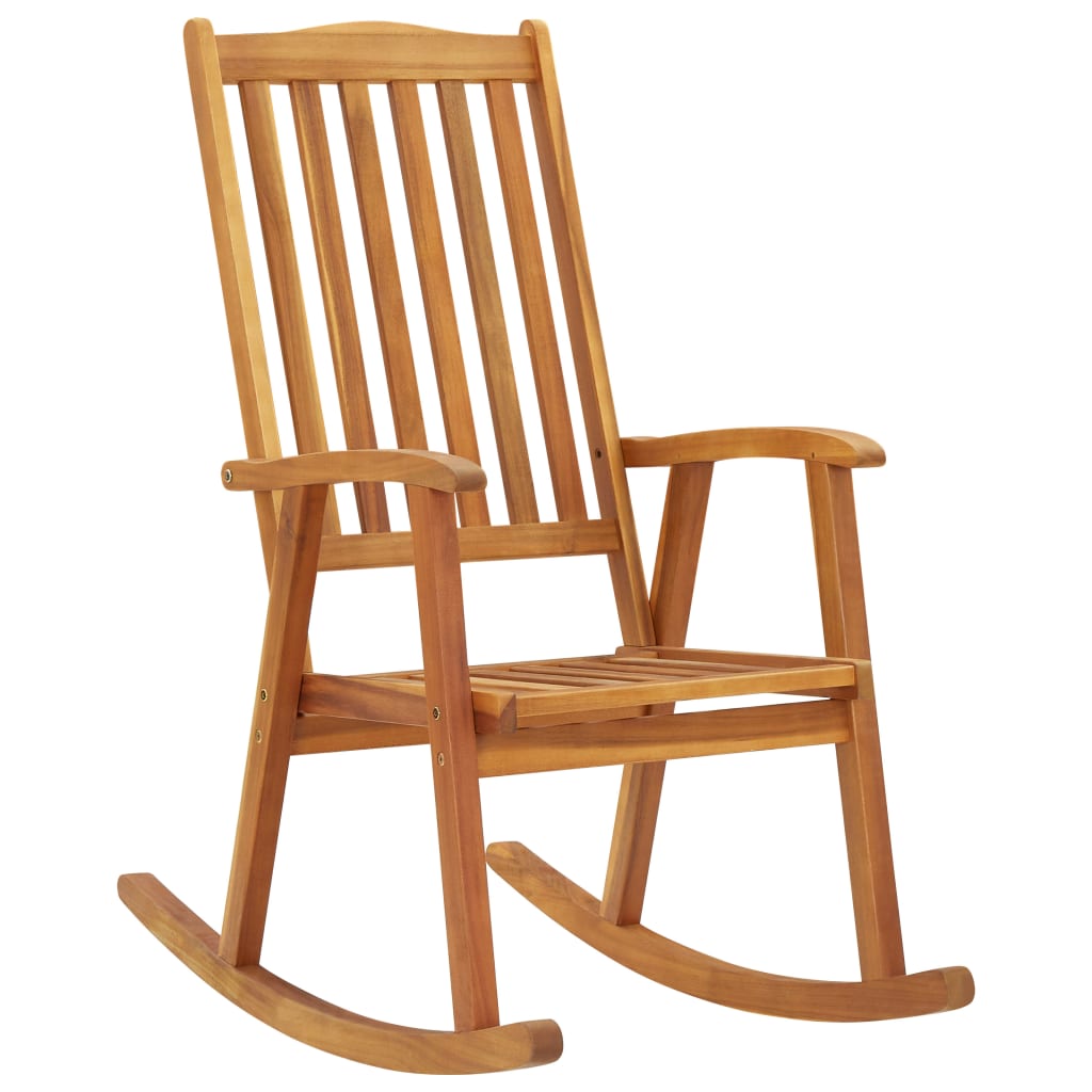 Berkfield Rocking Chair Solid Acacia Wood