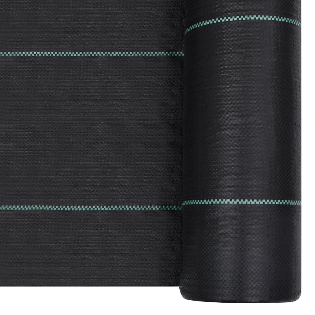 Berkfield Weed & Root Control Mat Black 1x25 m PP