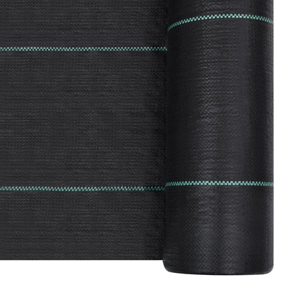 Berkfield Weed & Root Control Mat Black 1x25 m PP