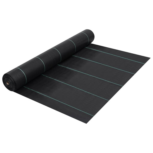 Berkfield Weed & Root Control Mat Black 1x50 m PP