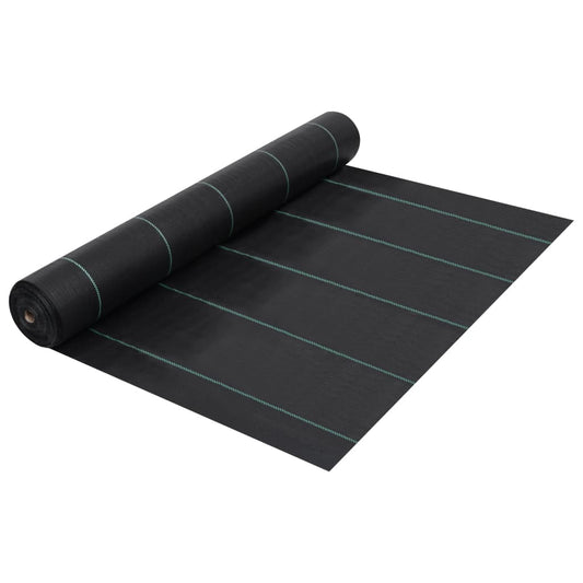 Berkfield Weed & Root Control Mat Black 1x200 m PP