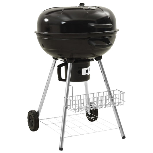 Berkfield Kettle Charcoal BBQ Grill 73x58x96 cm Steel