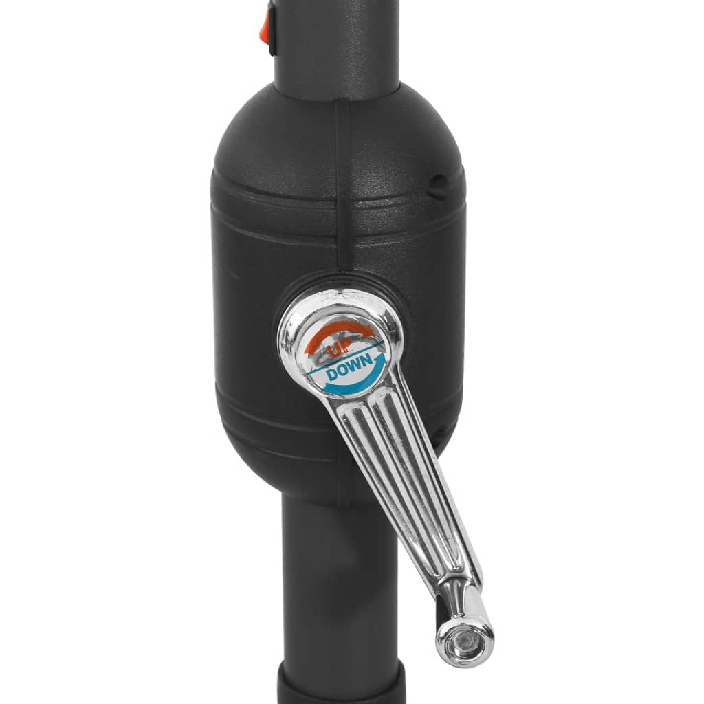 Berkfield Outdoor Parasol with LED Lights and Metal Pole 400 cm Azure Blue