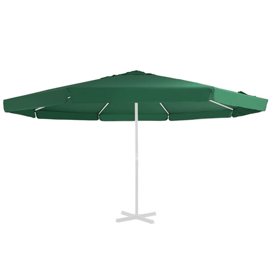 Berkfield Replacement Fabric for Outdoor Parasol Green 500 cm