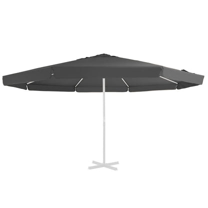 Berkfield Replacement Fabric for Outdoor Parasol Anthracite 500 cm