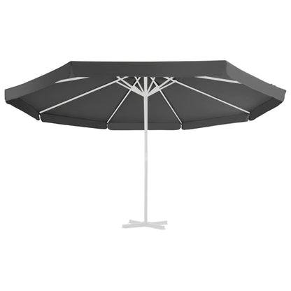 Berkfield Replacement Fabric for Outdoor Parasol Anthracite 500 cm