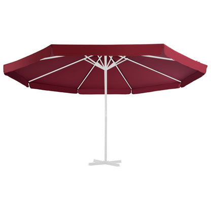 Berkfield Replacement Fabric for Outdoor Parasol Bordeaux Red 500 cm