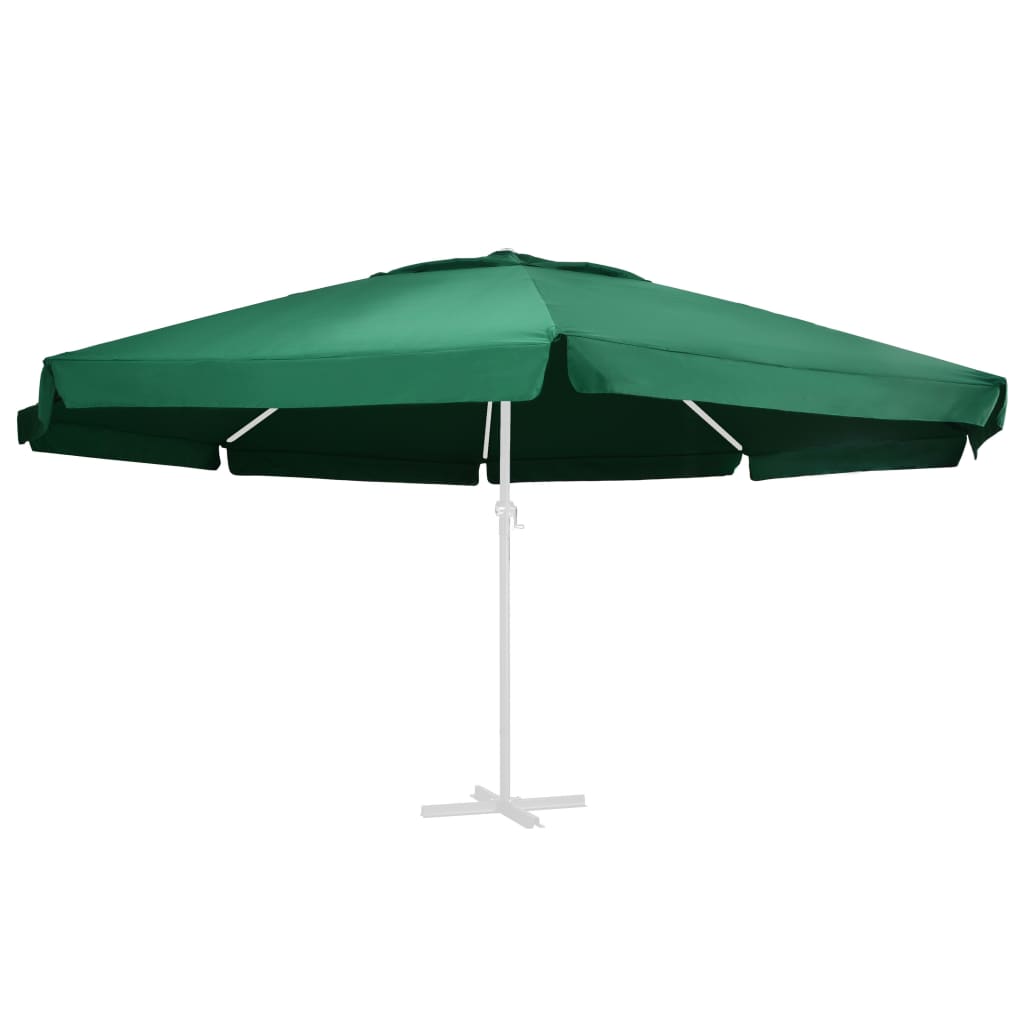 Berkfield Replacement Fabric for Outdoor Parasol Green 600 cm