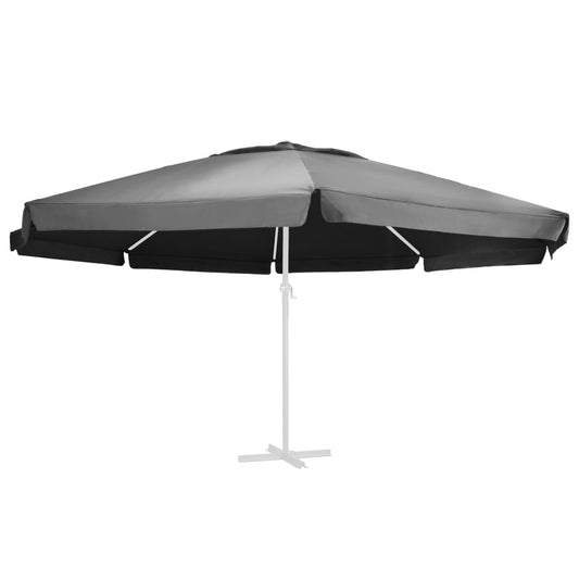 Berkfield Replacement Fabric for Outdoor Parasol Anthracite 600 cm