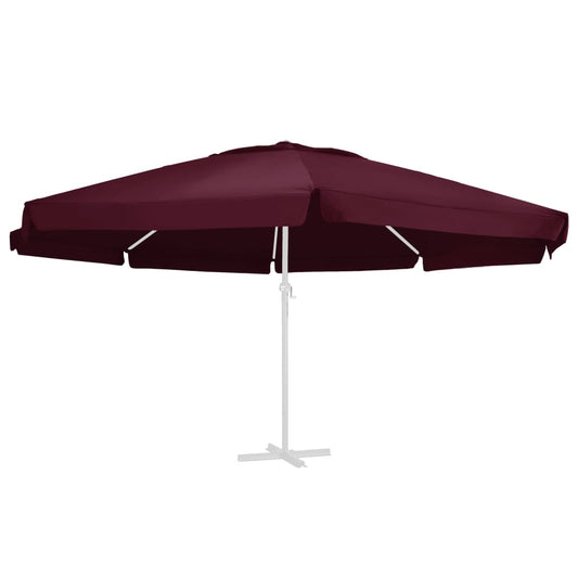 Berkfield Replacement Fabric for Outdoor Parasol Bordeaux Red 600 cm
