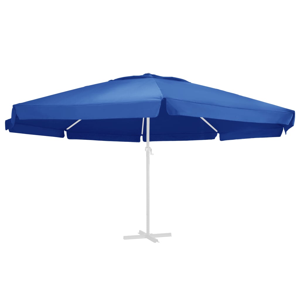 Berkfield Replacement Fabric for Outdoor Parasol Azure Blue 600 cm