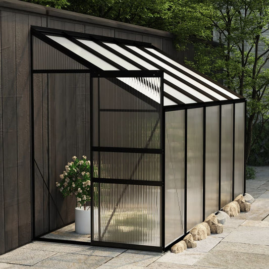 Berkfield Greenhouse Anthracite Aluminium 6.23 m�__