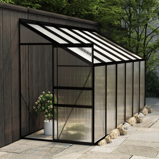 Berkfield Greenhouse Anthracite Aluminium 7.44 m�__