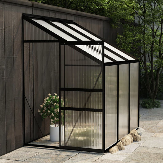 Berkfield Greenhouse Anthracite Aluminium 3.97 m�__