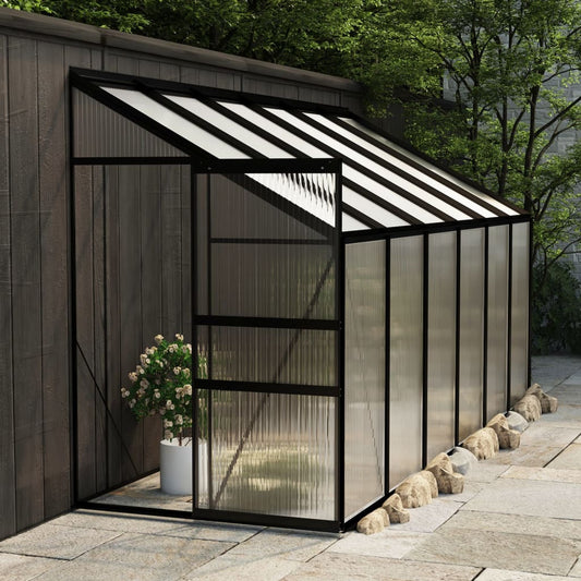 Berkfield Greenhouse Anthracite Aluminium 7.77 m�__