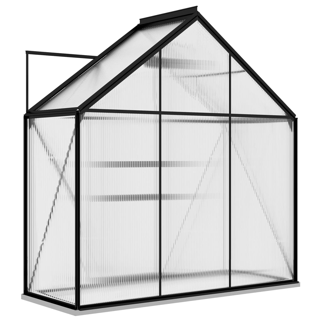 Berkfield Greenhouse Anthracite Aluminium 1.33 m�__