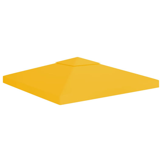Berkfield 2-Tier Gazebo Top Cover 310 g/m�__ 3x3 m Yellow