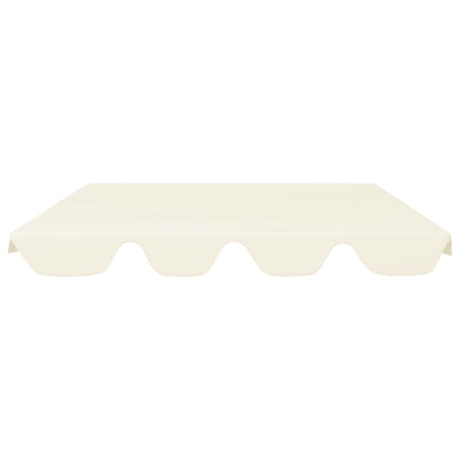Berkfield Replacement Canopy for Garden Swing Cream 150/130x70/105 cm