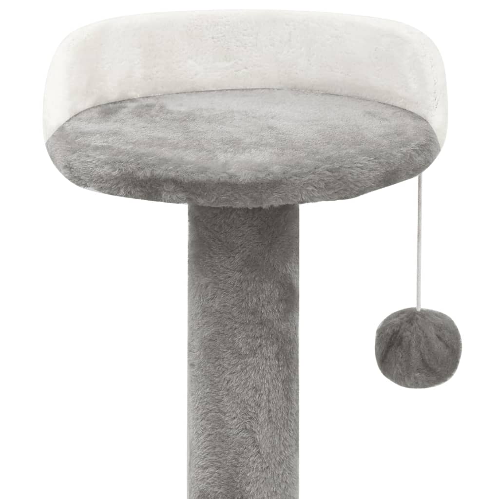 Berkfield Cat Tree with Sisal Scratching Posts Grey and White 120 cm