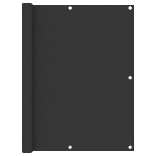 Berkfield Balcony Screen Anthracite 120x500 cm Oxford Fabric