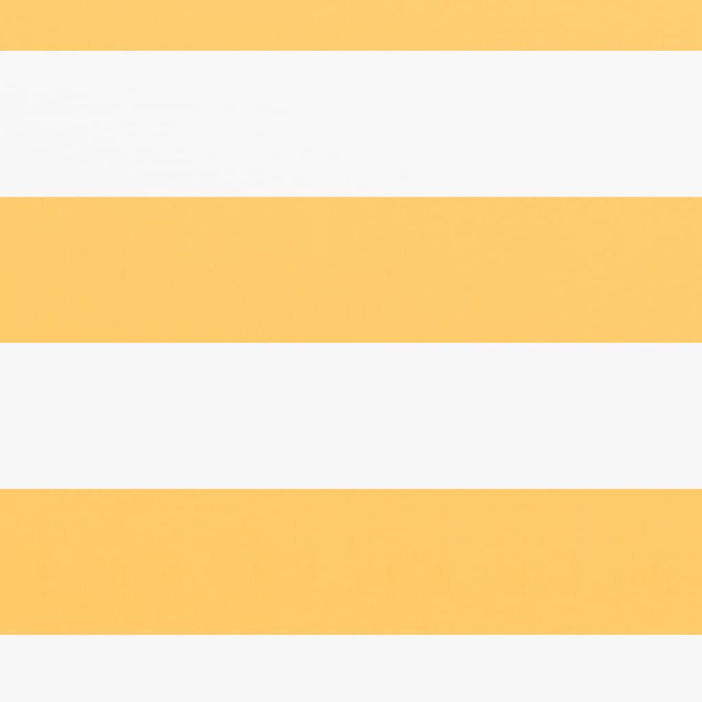 Berkfield Balcony Screen White and Yellow 90x400 cm Oxford Fabric