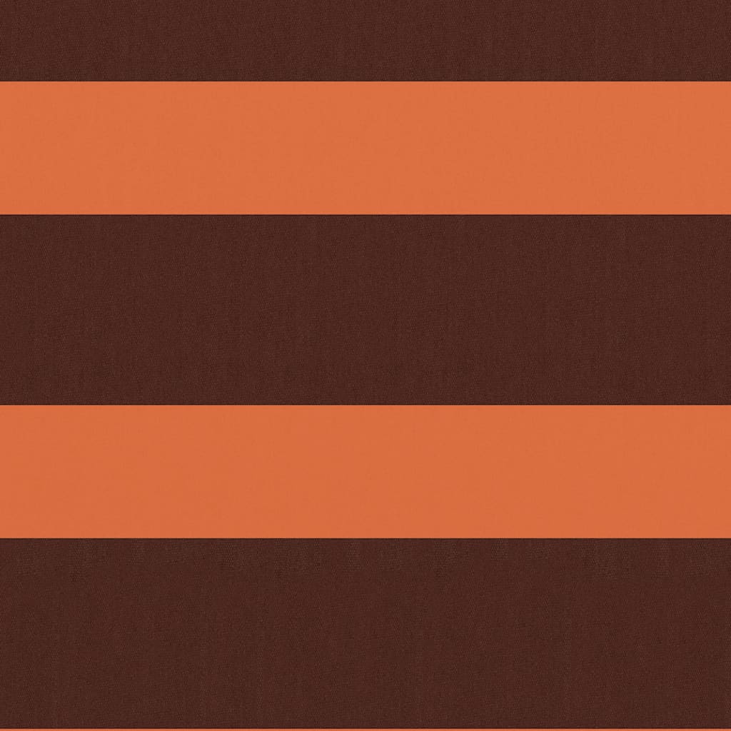 Berkfield Balcony Screen Orange and Brown 90x500 cm Oxford Fabric