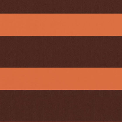 Berkfield Balcony Screen Orange and Brown 90x500 cm Oxford Fabric