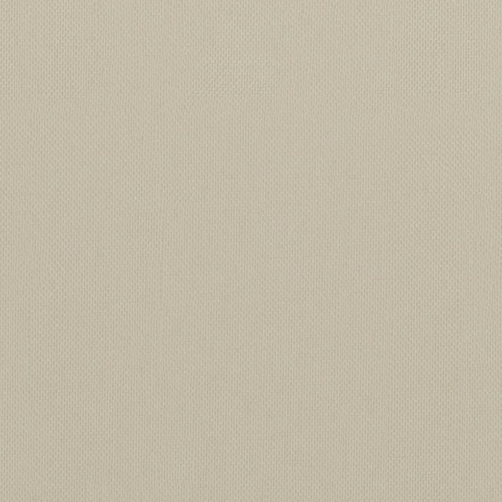 Berkfield Balcony Screen Beige 120x400 cm Oxford Fabric
