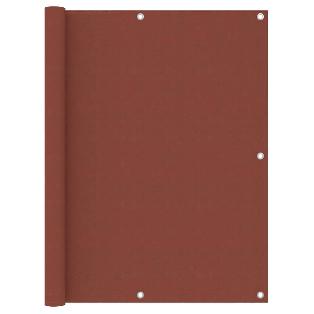 Berkfield Balcony Screen Terracotta 120x400 cm Oxford Fabric