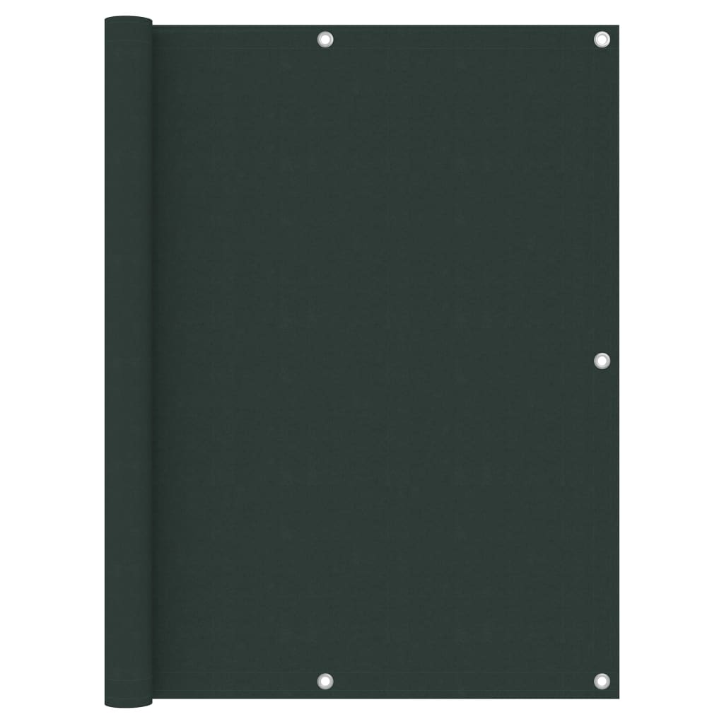Berkfield Balcony Screen Dark Green 120x300 cm Oxford Fabric