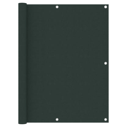 Berkfield Balcony Screen Dark Green 120x300 cm Oxford Fabric