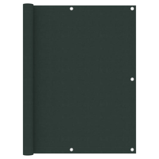 Berkfield Balcony Screen Dark Green 120x300 cm Oxford Fabric