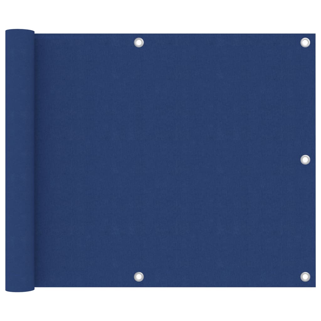 Berkfield Balcony Screen Blue 75x500 cm Oxford Fabric